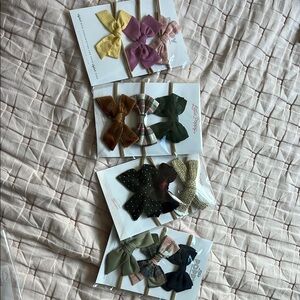 Kids Hair Bow Set - Multicolor